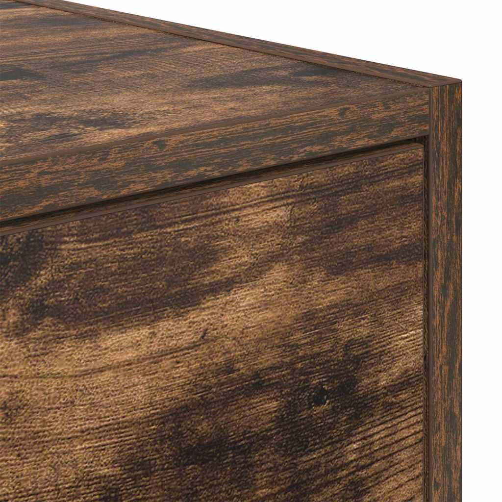 Meubles TV 2 pcs chêne fumé 80x31x25,5 cm bois d'ingénierie - XIOS