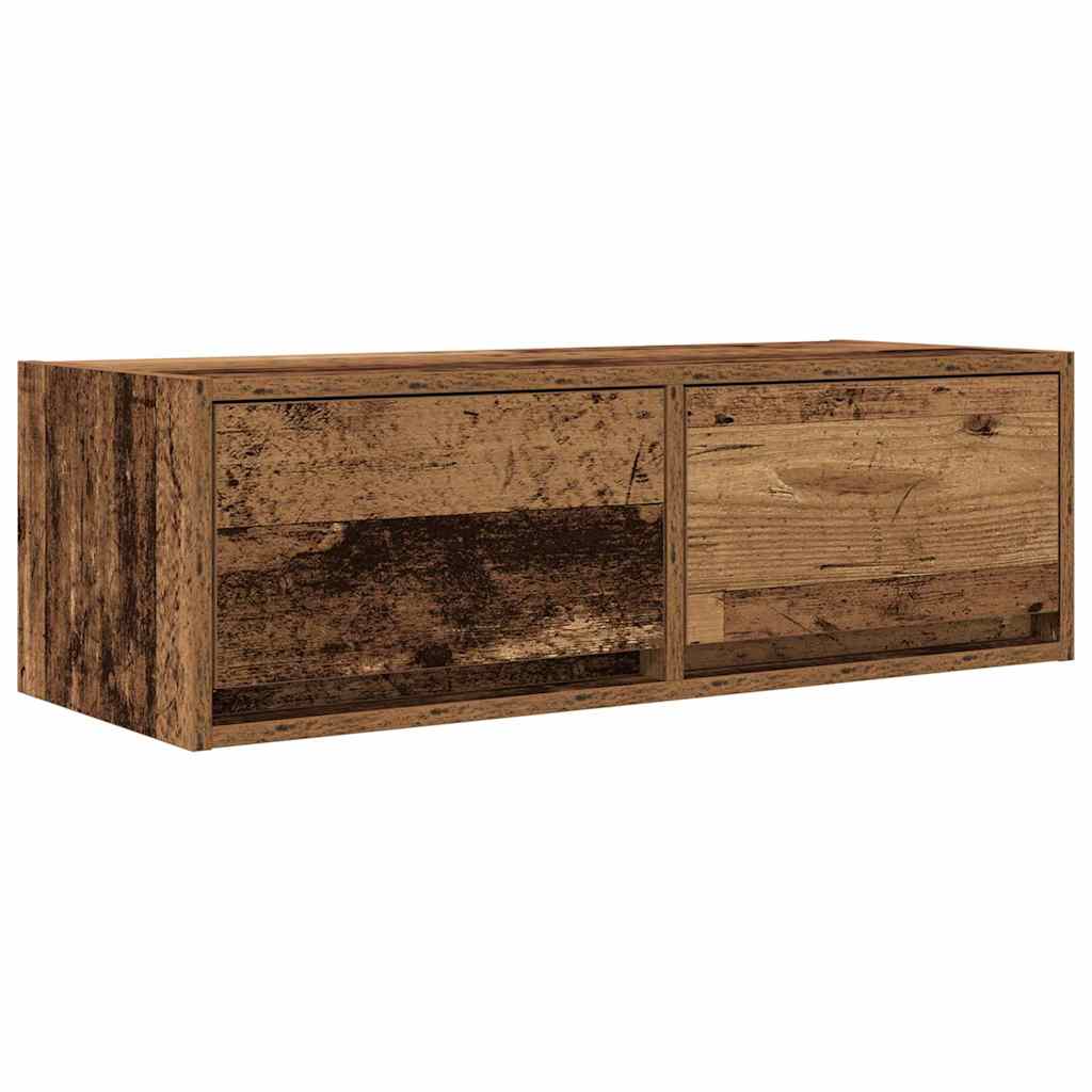 Meubles TV 2 pcs vieux bois 80x31x25,5 cm bois d'ingénierie - XIOS