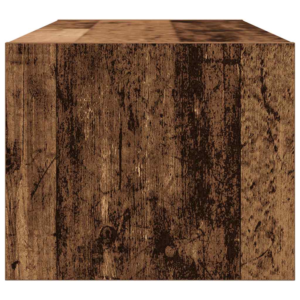 Meubles TV 2 pcs vieux bois 80x31x25,5 cm bois d'ingénierie - XIOS
