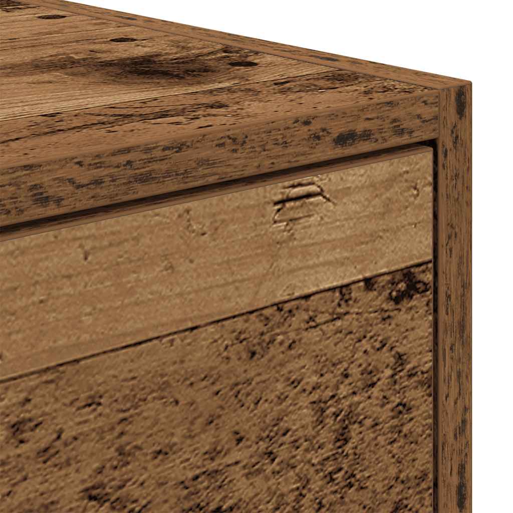 Meubles TV 2 pcs vieux bois 80x31x25,5 cm bois d'ingénierie - XIOS