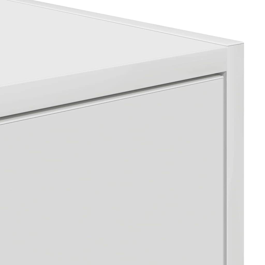 Meuble TV Blanc 100 x 31 x 25.5 cm Bois d'ingénierie - XIOS