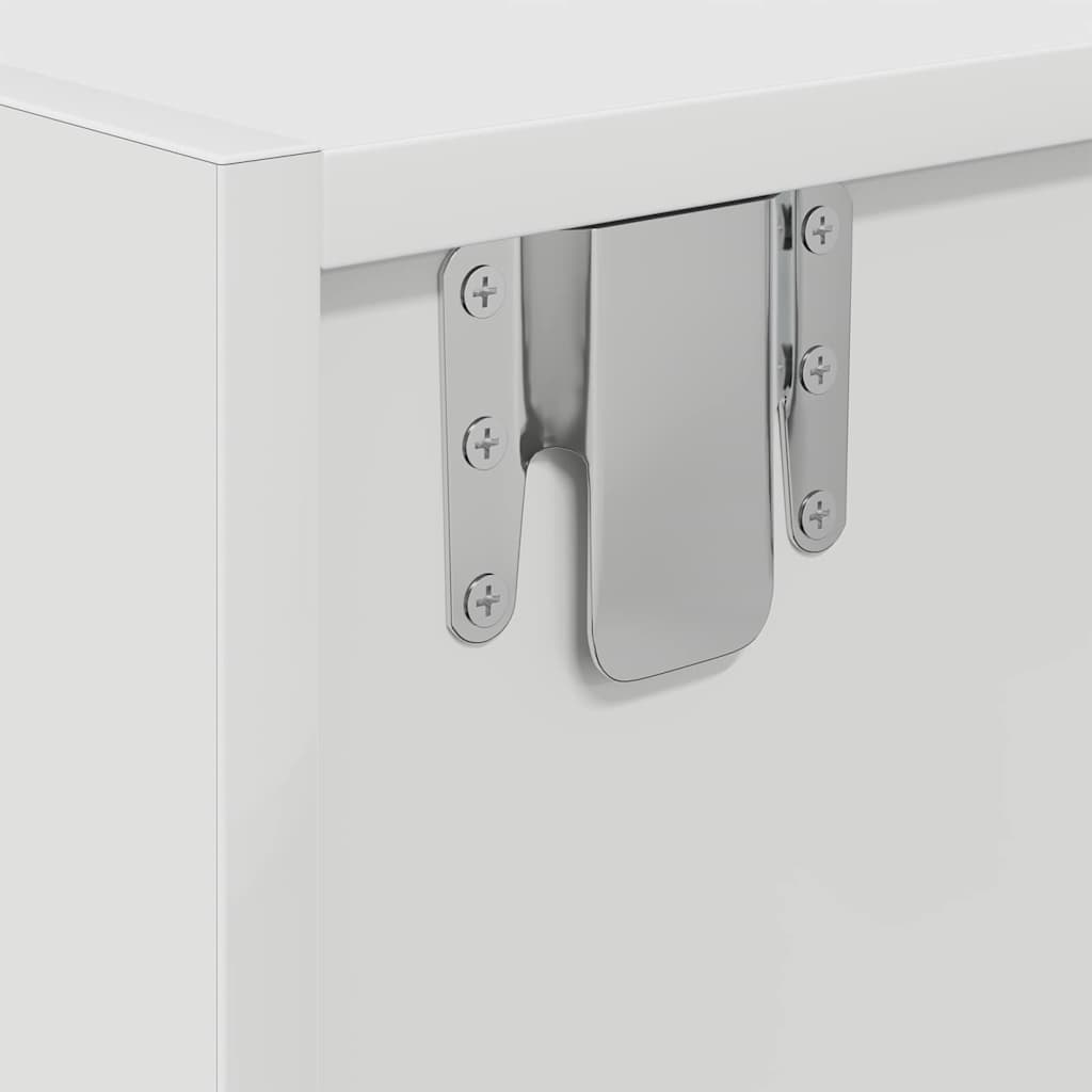 Meuble TV Blanc 100 x 31 x 25.5 cm Bois d'ingénierie - XIOS