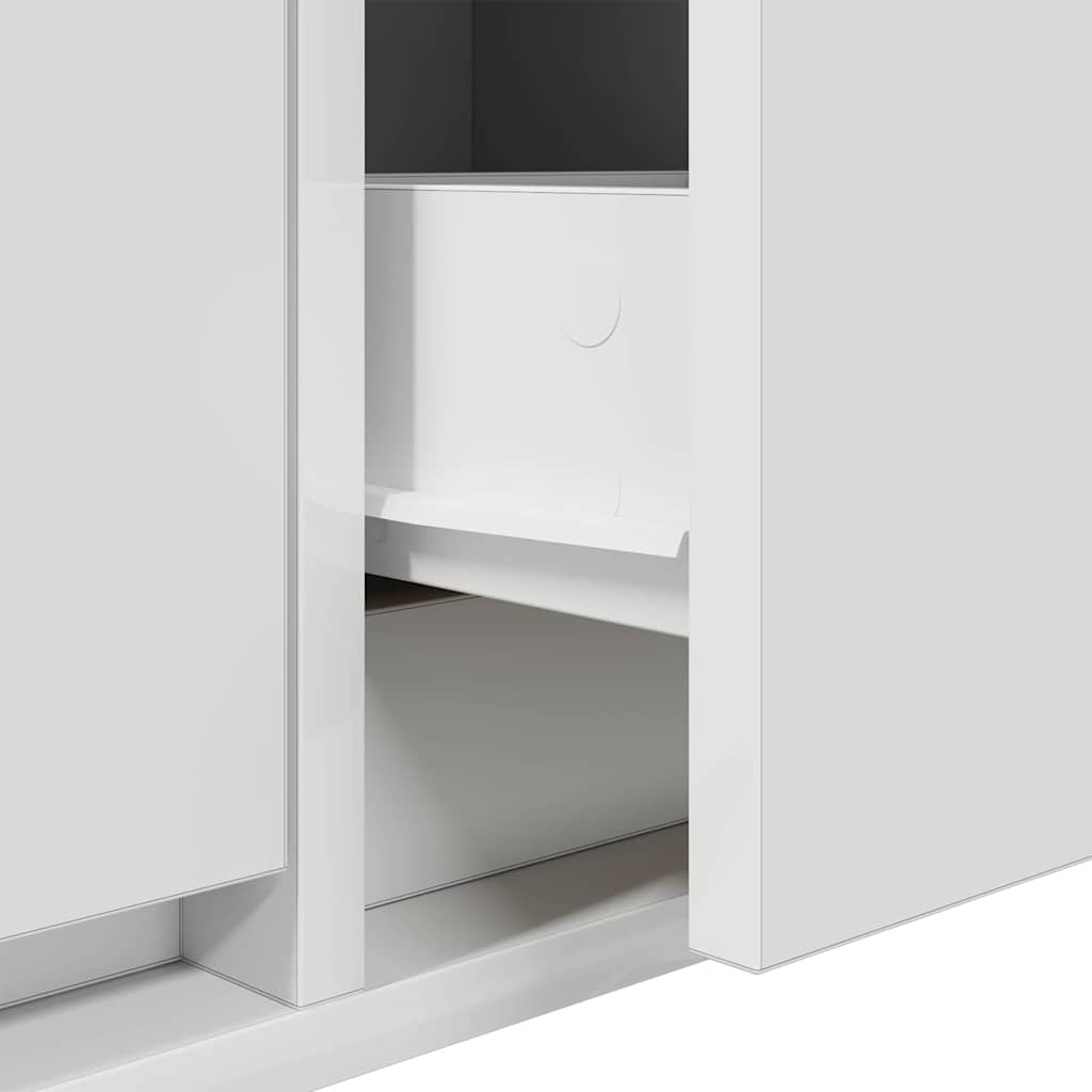 Meuble TV Blanc 100 x 31 x 25.5 cm Bois d'ingénierie - XIOS