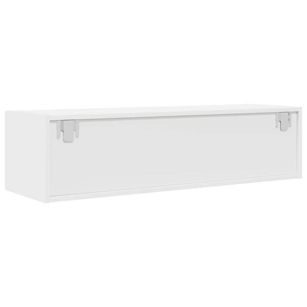 Meuble TV Blanc 100 x 31 x 25.5 cm Bois d'ingénierie - XIOS