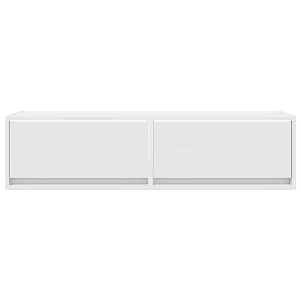 Meuble TV Blanc 100 x 31 x 25.5 cm Bois d'ingénierie - XIOS
