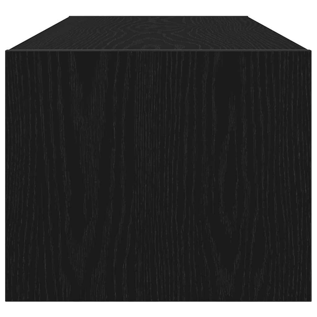 Meuble TV Chêne noir 100 x 31 x 25.5 cm Bois d'ingénierie - XIOS