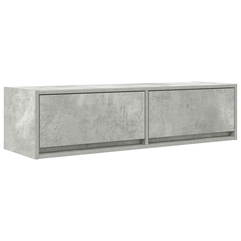 Meuble TV Gris béton 100 x 31 x 25.5 cm Bois d'ingénierie - XIOS