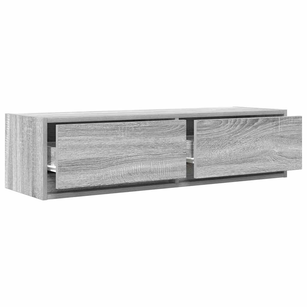 Meuble TV Sonoma gris 100 x 31 x 25.5 cm Bois d'ingénierie - XIOS