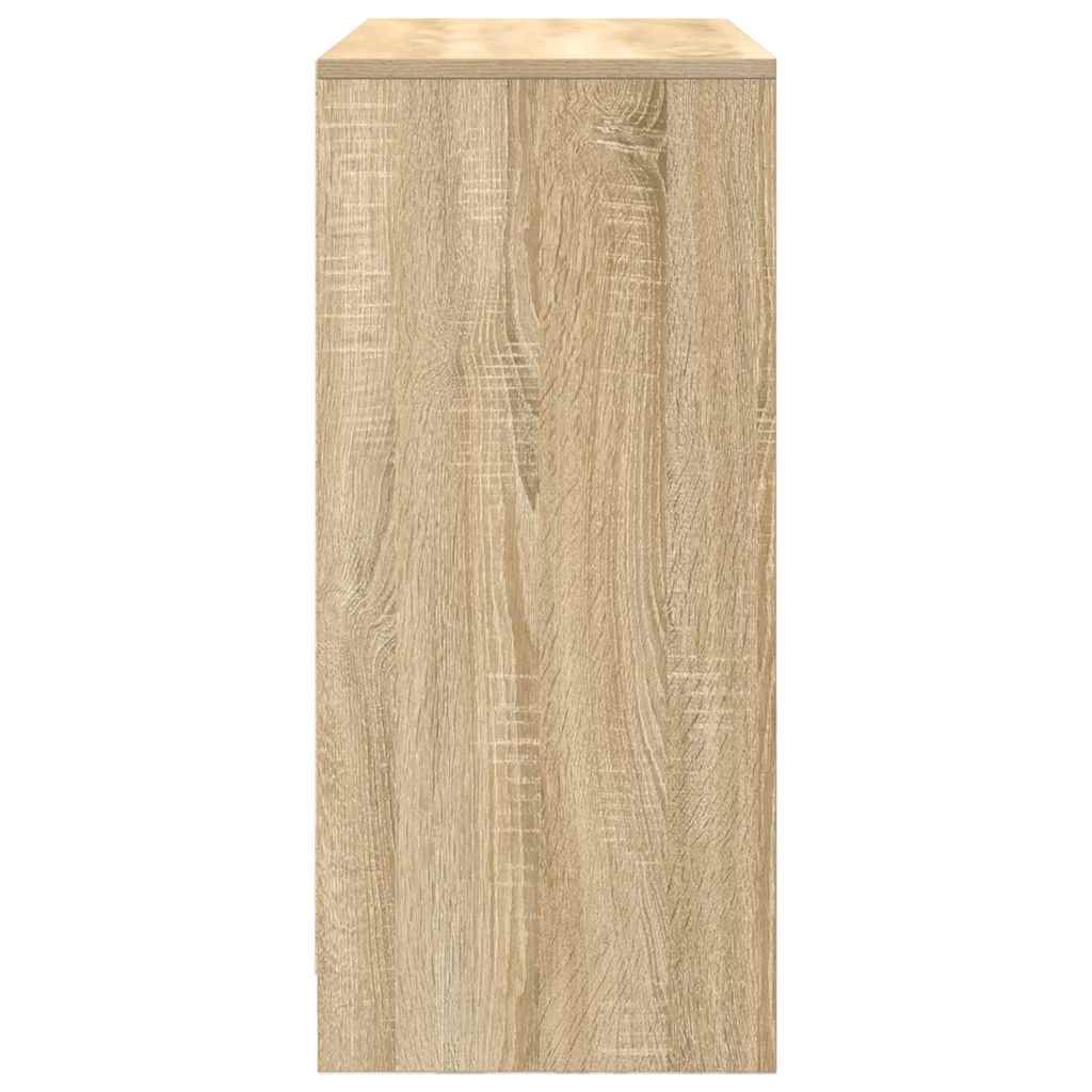 Buffet avec tiroir chêne sonoma 80x34x76 cm bois d'ingénierie - XIOS