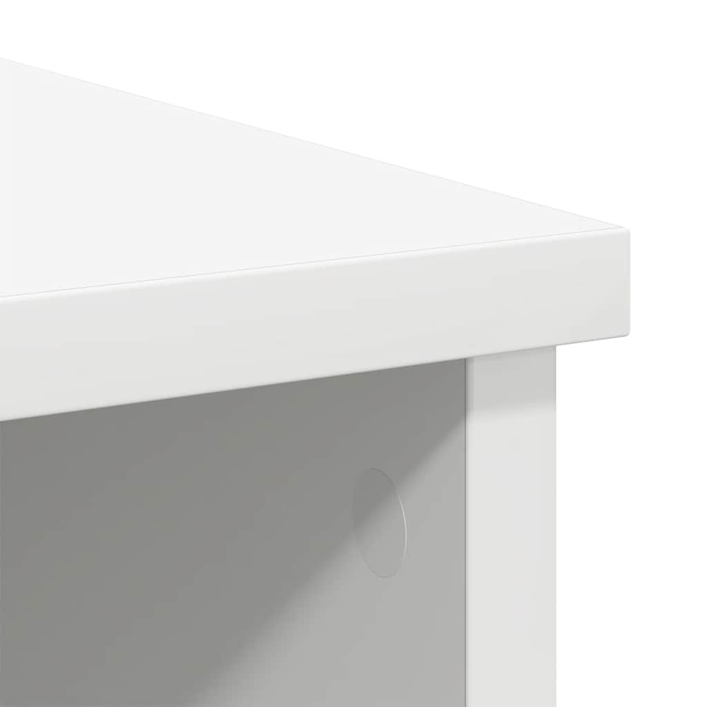 Buffet avec tiroir blanc 101x35x76 cm bois d'ingénierie - XIOS