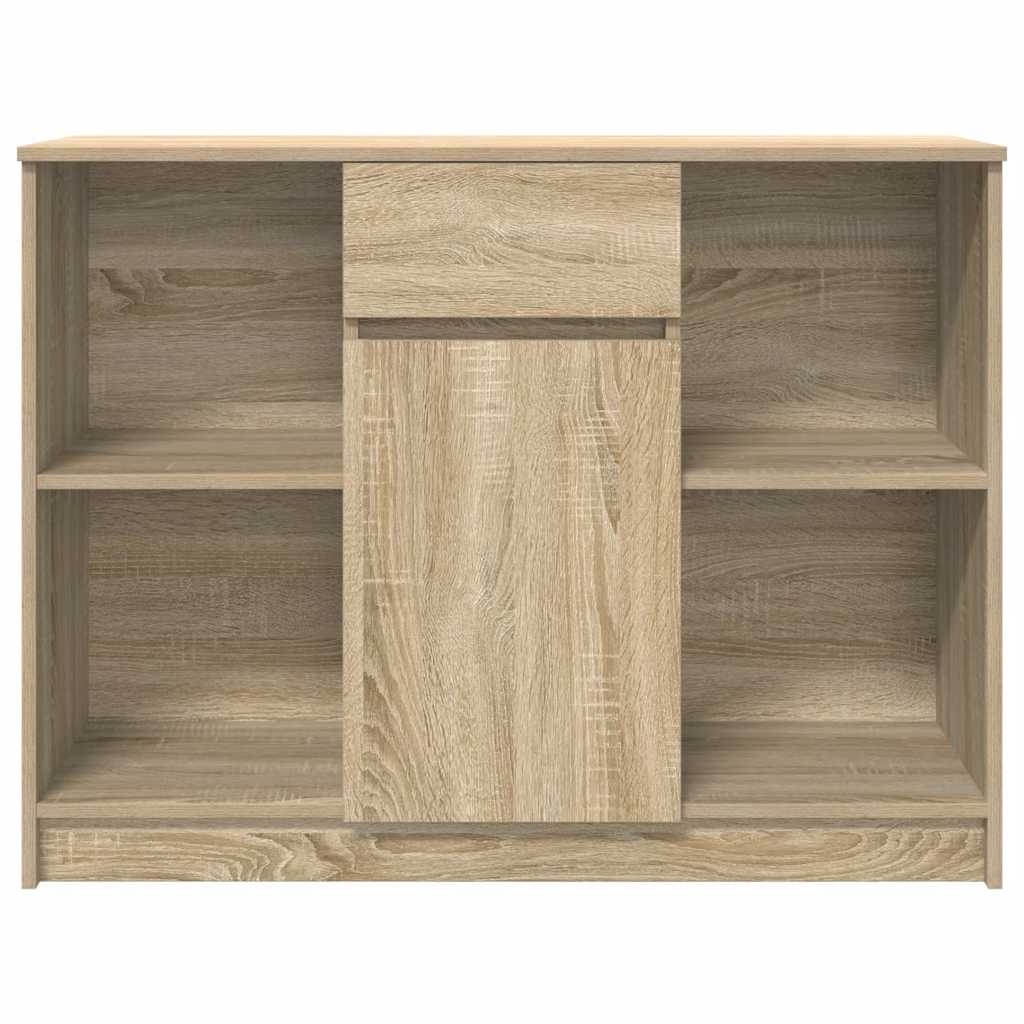 Buffet avec tiroir chêne sonoma 101x35x76 cm bois d'ingénierie - XIOS