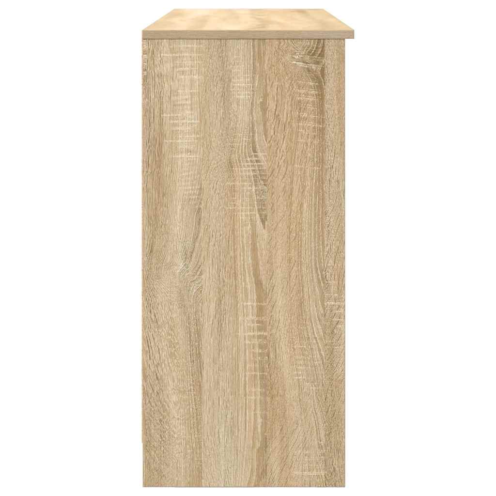 Buffet avec tiroir chêne sonoma 101x35x76 cm bois d'ingénierie - XIOS