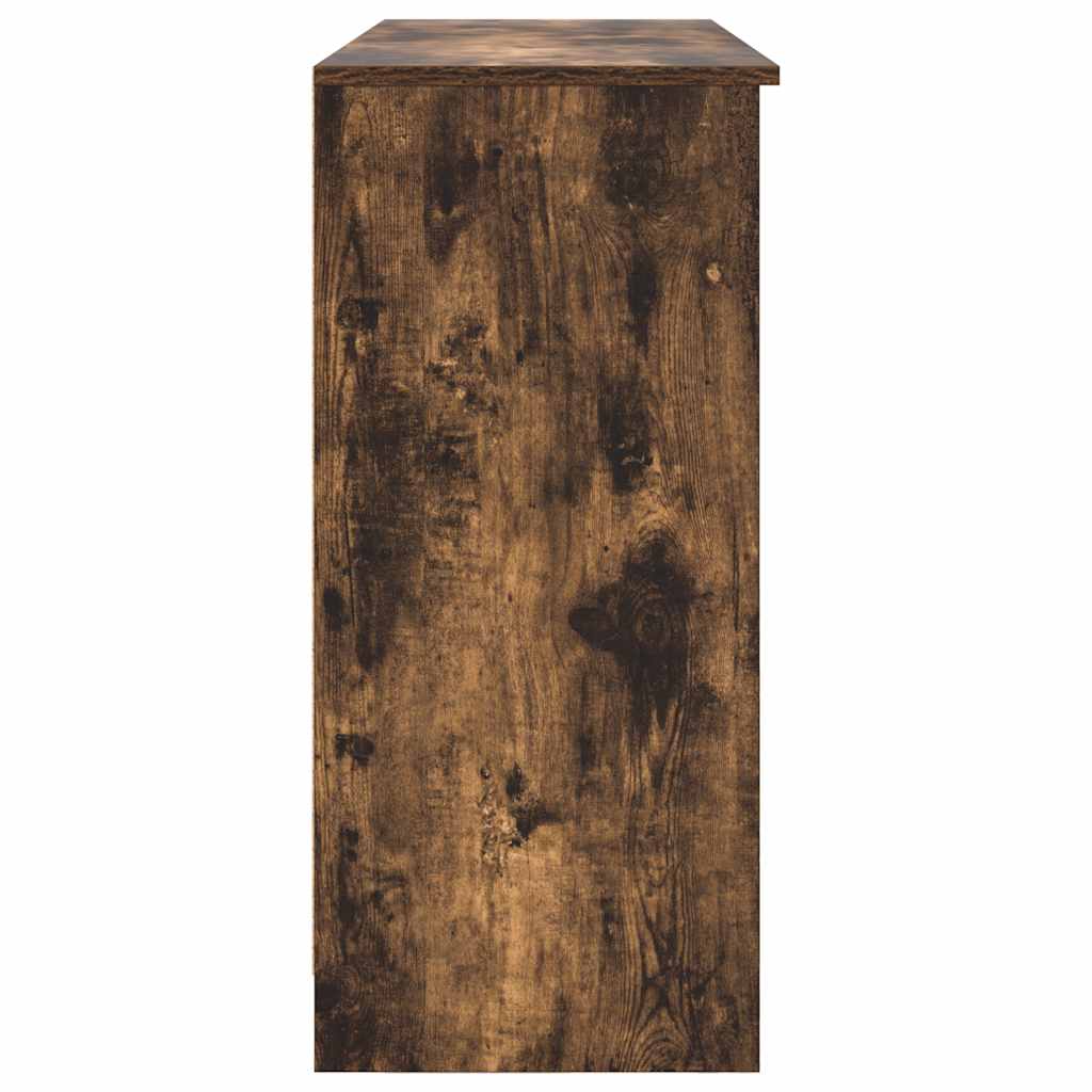 Buffet avec tiroir chêne fumé 101x35x76 cm bois d'ingénierie - XIOS