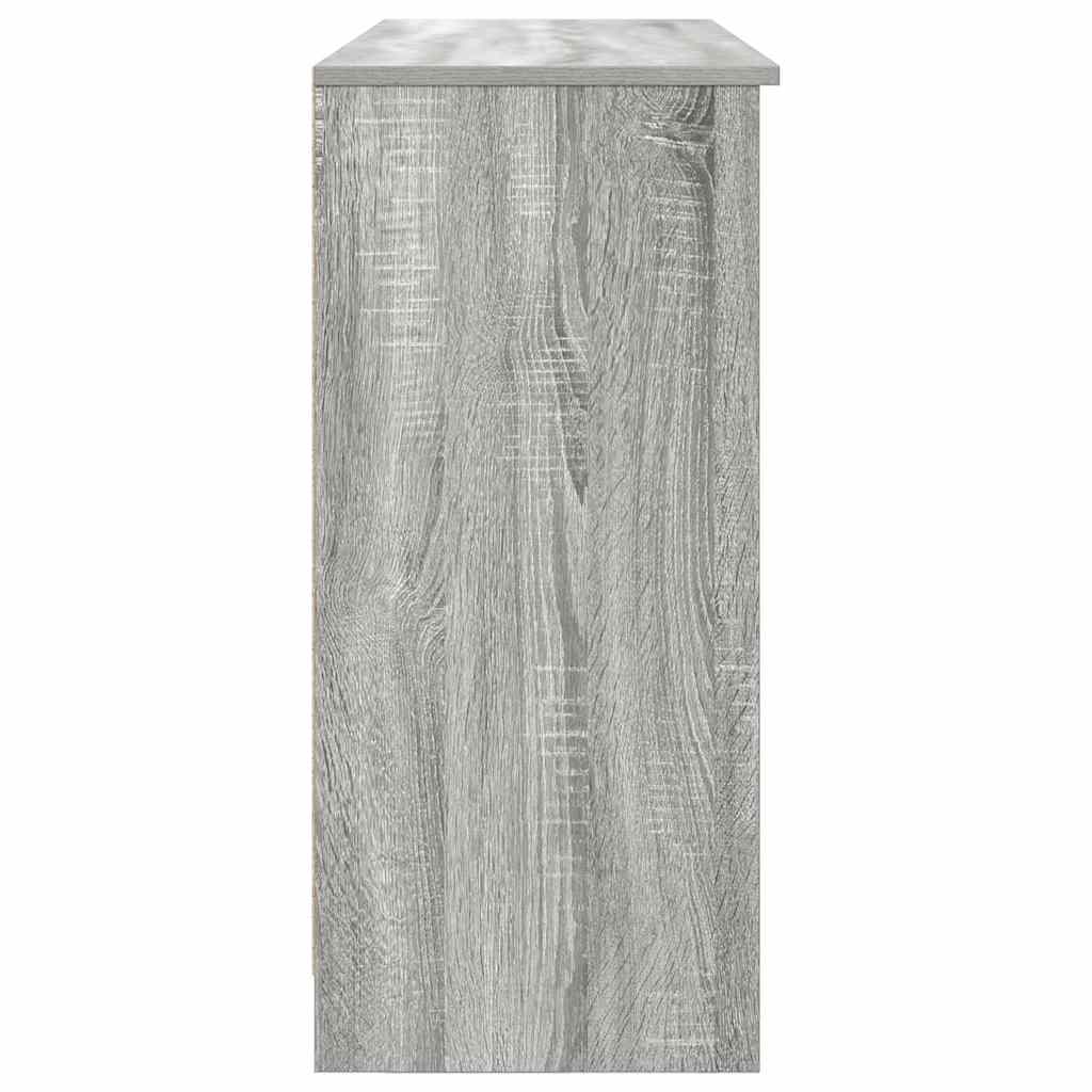 Buffet avec tiroir sonoma gris 101x35x76 cm bois d'ingénierie - XIOS