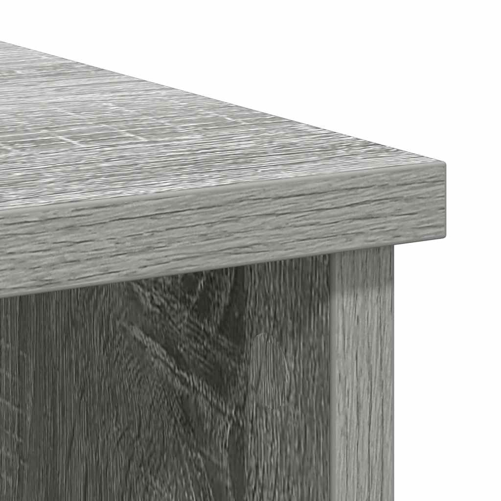 Buffet avec tiroir sonoma gris 101x35x76 cm bois d'ingénierie - XIOS