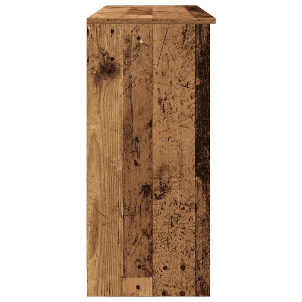 Buffet avec tiroir vieux bois 101x35x76 cm bois d'ingénierie - XIOS