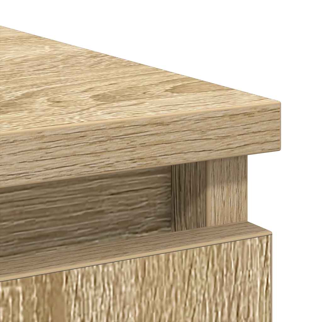 Buffet avec tiroir chêne sonoma 71x35x65 cm bois d'ingénierie - XIOS