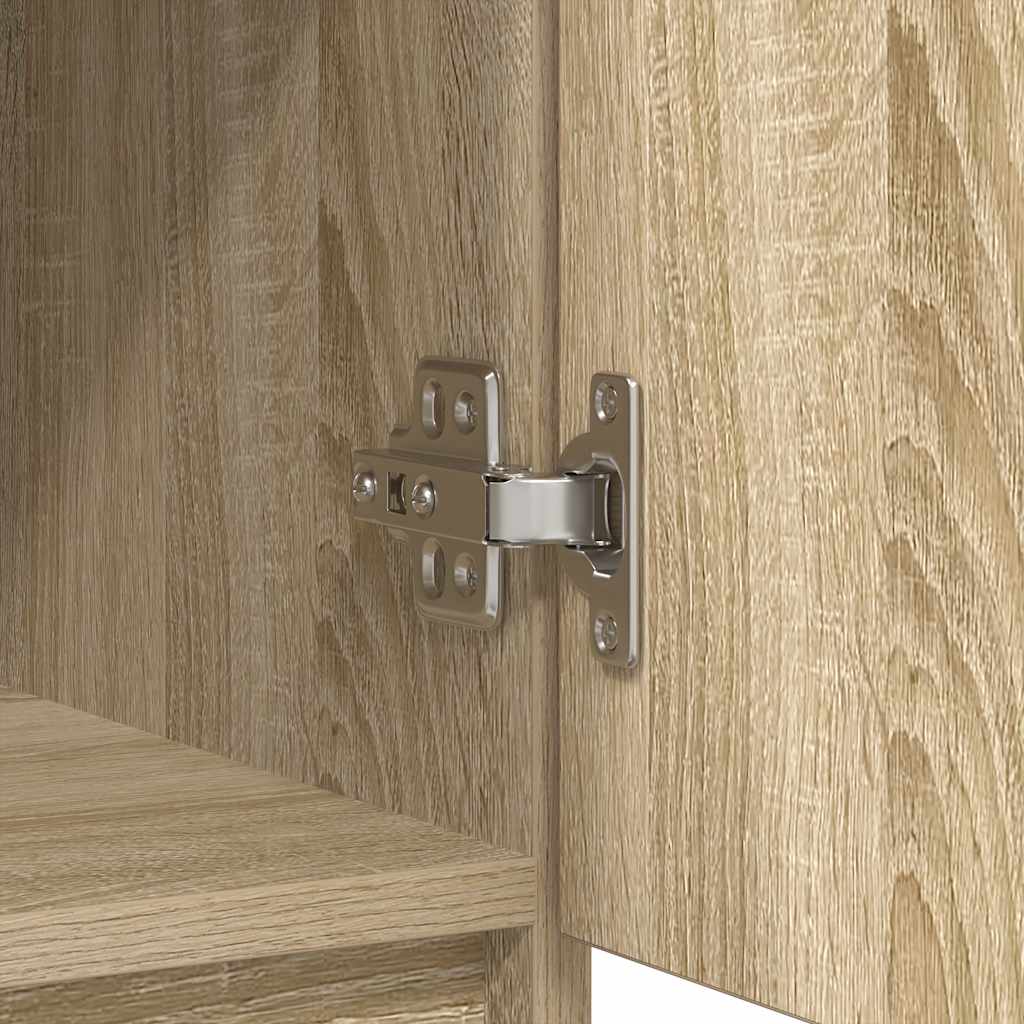 Buffet avec tiroir chêne sonoma 71x35x65 cm bois d'ingénierie - XIOS