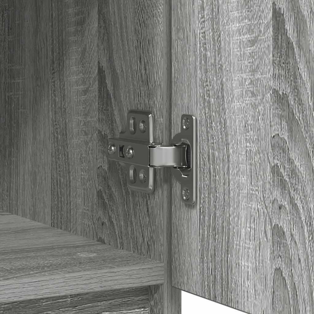 Buffet avec tiroir sonoma gris 71x35x65 cm bois d'ingénierie - XIOS