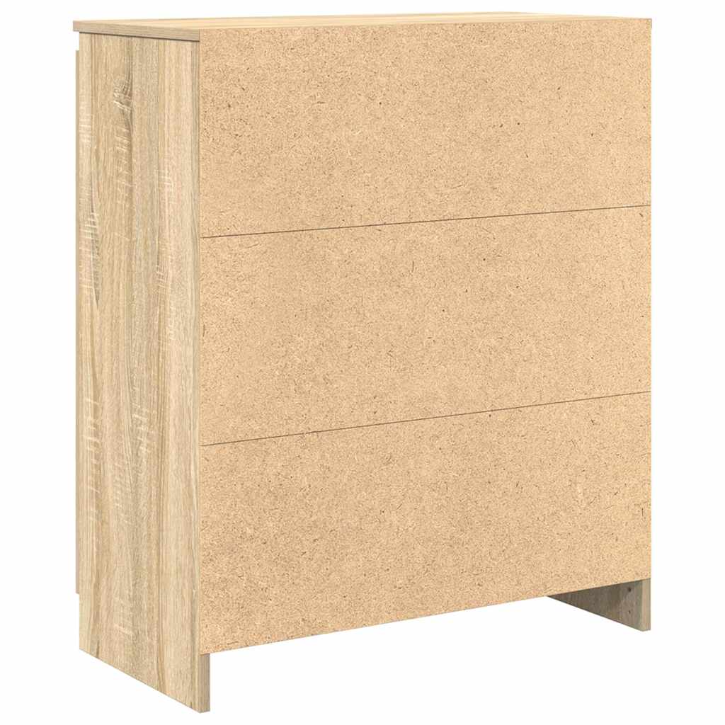 Buffet avec tiroirs chêne sonoma 71x35x84 cm bois d'ingénierie - XIOS