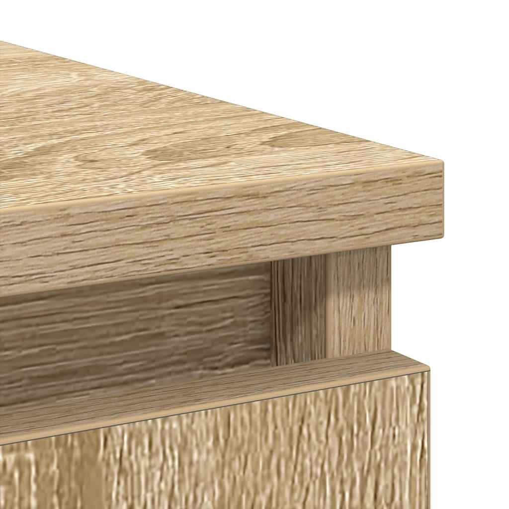 Buffet avec tiroirs chêne sonoma 71x35x84 cm bois d'ingénierie - XIOS