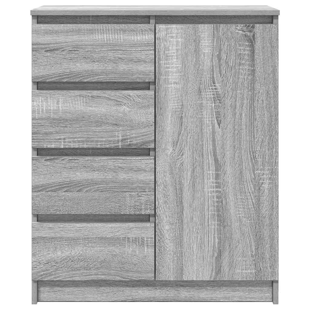 Buffet avec tiroirs sonoma gris 71x35x84 cm bois d'ingénierie - XIOS