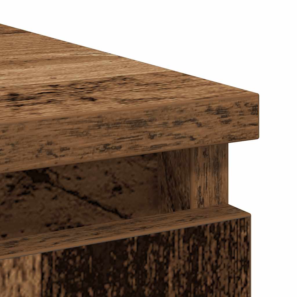 Buffet avec tiroirs vieux bois 71x35x84 cm bois d'ingénierie - XIOS