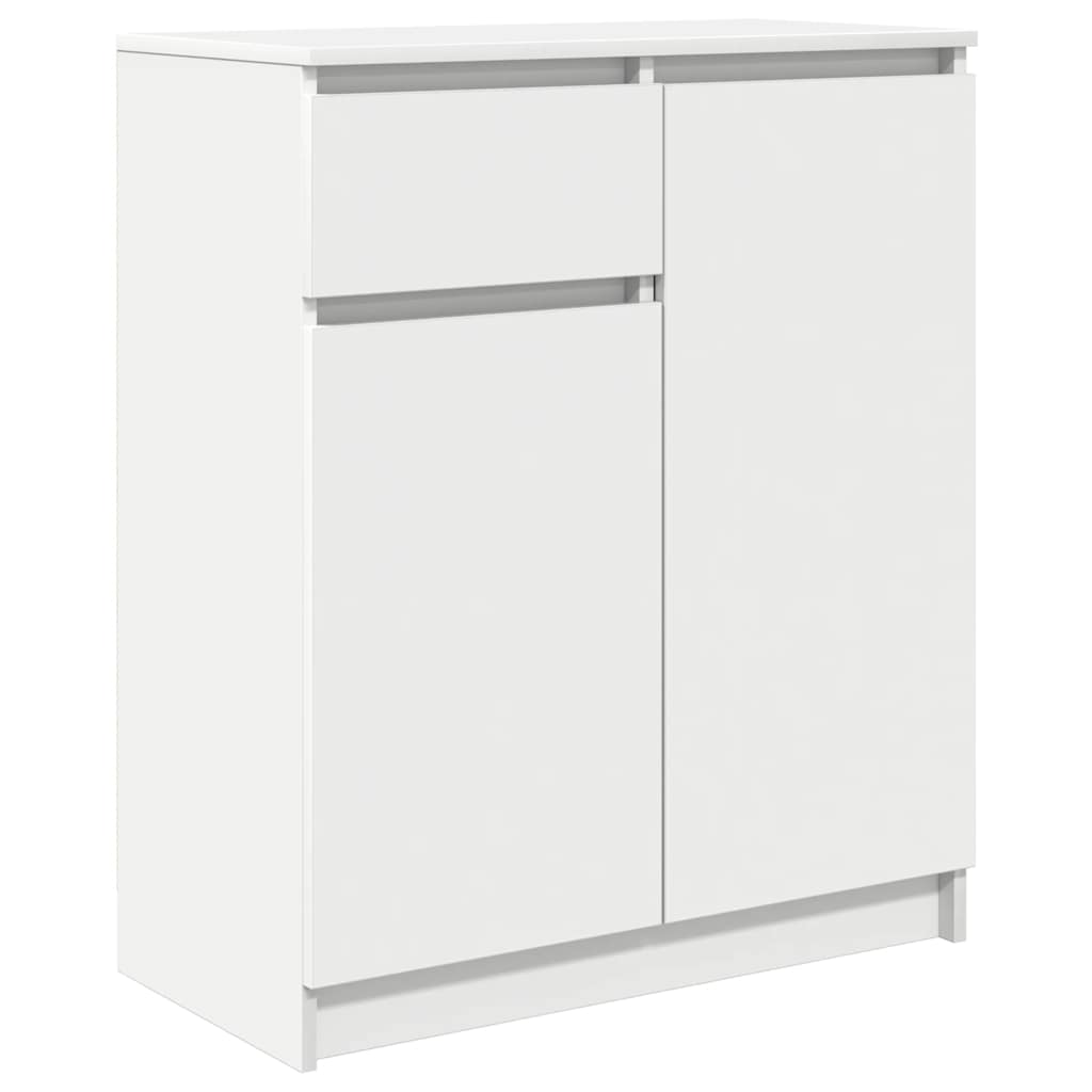 Buffet avec tiroir blanc 71x35x84 cm bois d'ingénierie - XIOS