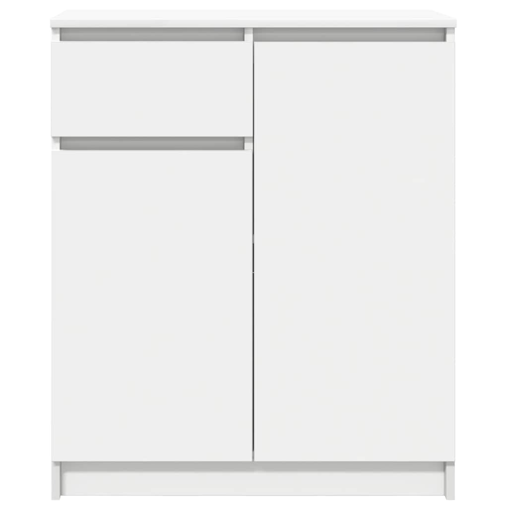 Buffet avec tiroir blanc 71x35x84 cm bois d'ingénierie - XIOS
