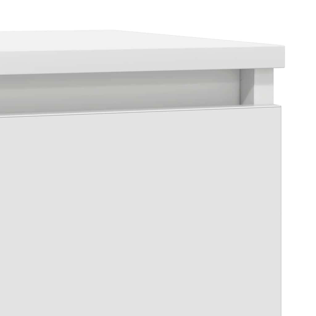 Buffet avec tiroir blanc 71x35x84 cm bois d'ingénierie - XIOS