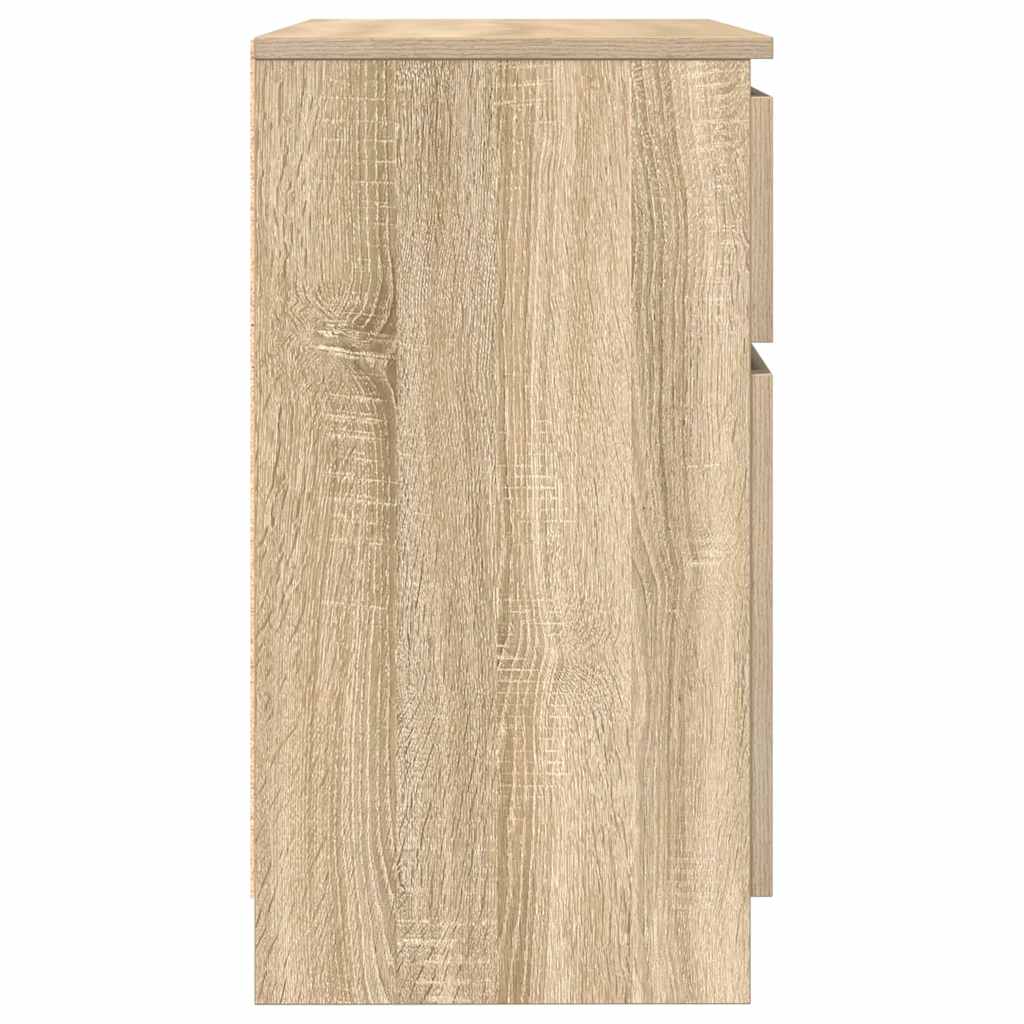 Buffet avec tiroir chêne sonoma 71x35x65 cm bois d'ingénierie - XIOS