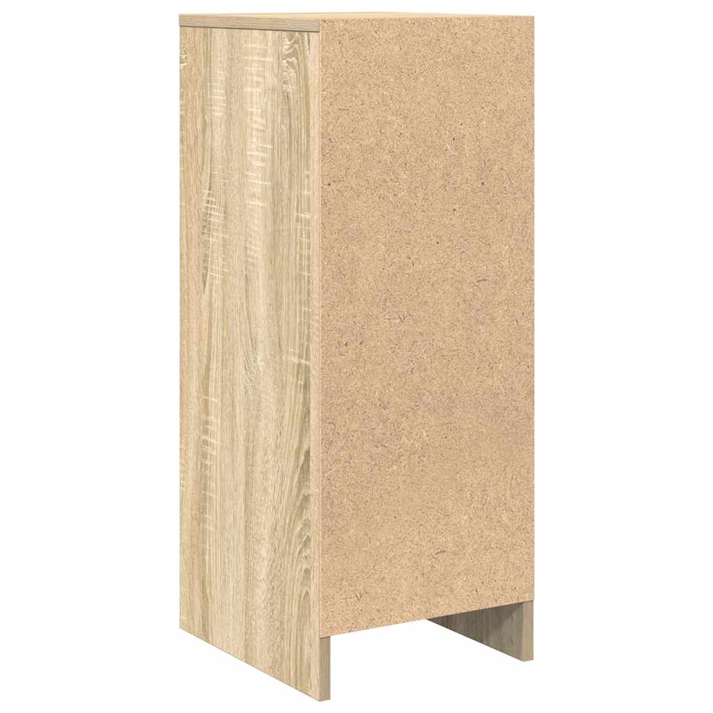 Buffet chêne sonoma 29,5x34x76 cm bois d'ingénierie - XIOS