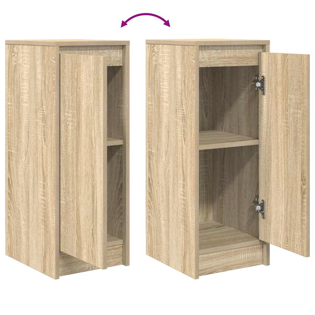 Buffet chêne sonoma 29,5x34x76 cm bois d'ingénierie - XIOS