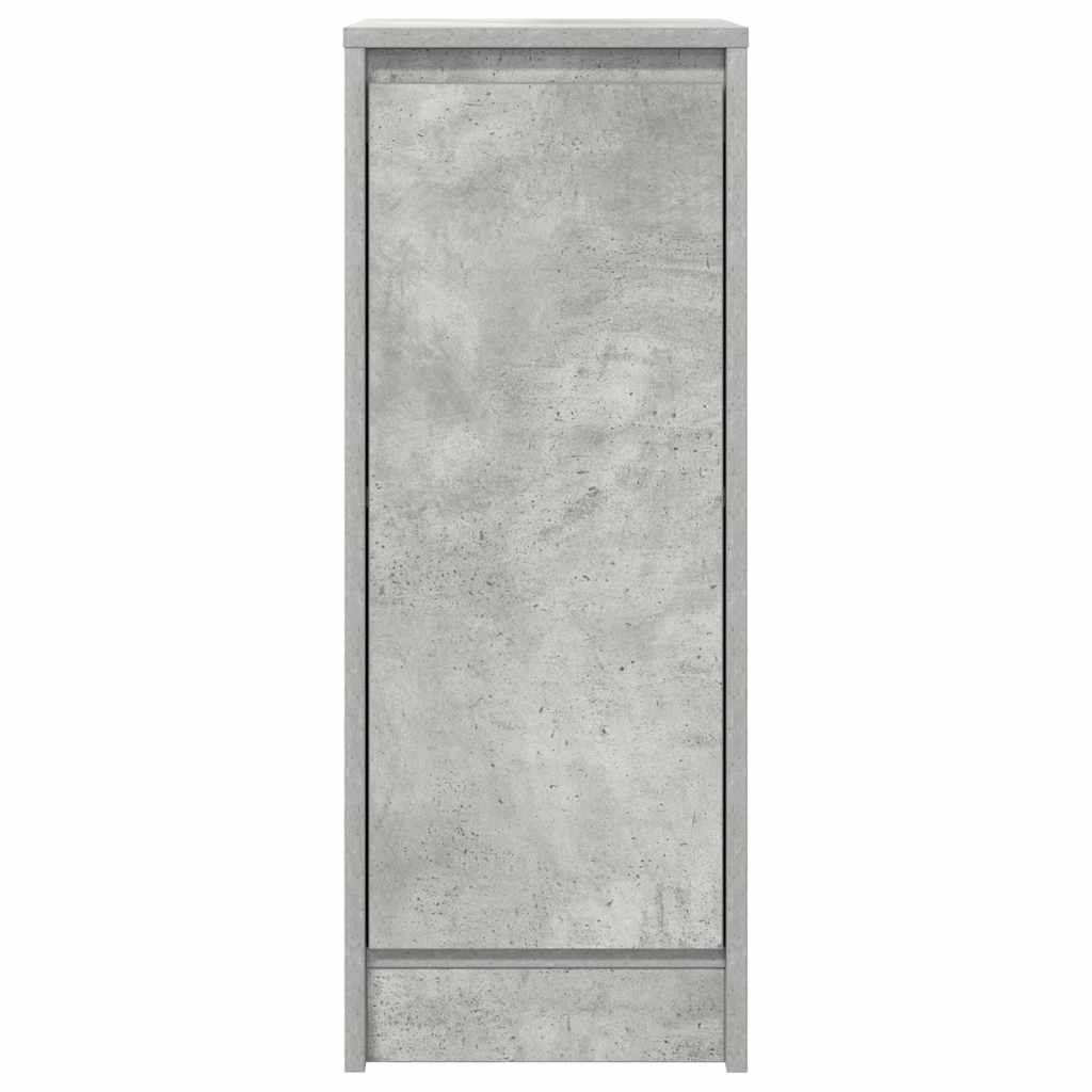 Buffet gris béton 29,5x34x76 cm bois d'ingénierie - XIOS