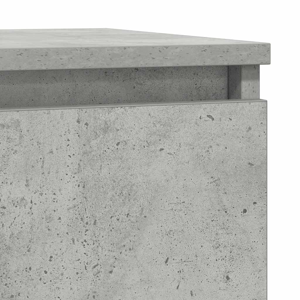 Buffet gris béton 29,5x34x76 cm bois d'ingénierie - XIOS