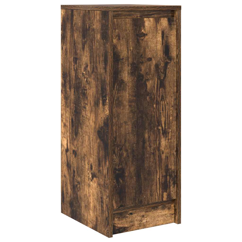 Buffet chêne fumé 29,5x34x76 cm bois d'ingénierie - XIOS