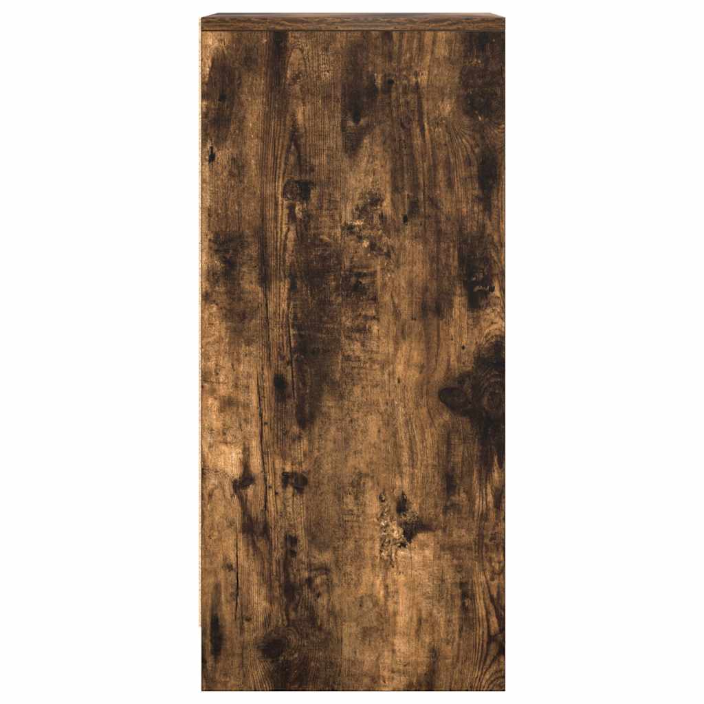 Buffet chêne fumé 29,5x34x76 cm bois d'ingénierie - XIOS