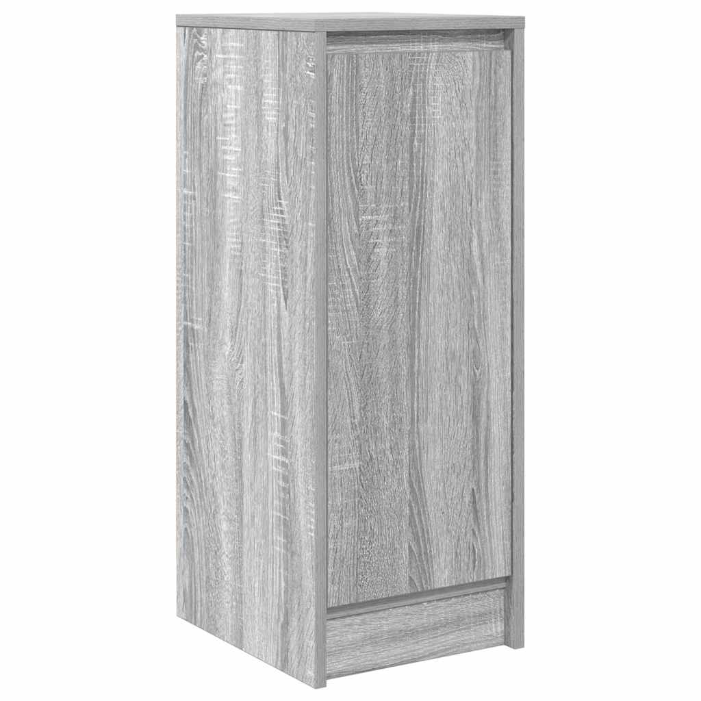 Buffet sonoma gris 29,5x34x76 cm bois d'ingénierie - XIOS