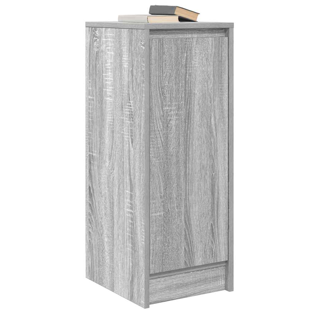 Buffet sonoma gris 29,5x34x76 cm bois d'ingénierie - XIOS