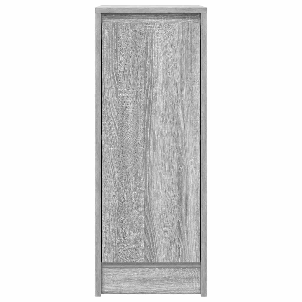Buffet sonoma gris 29,5x34x76 cm bois d'ingénierie - XIOS