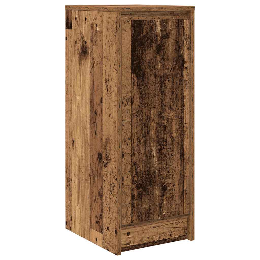 Buffet vieux bois 29,5x34x76 cm bois d'ingénierie - XIOS