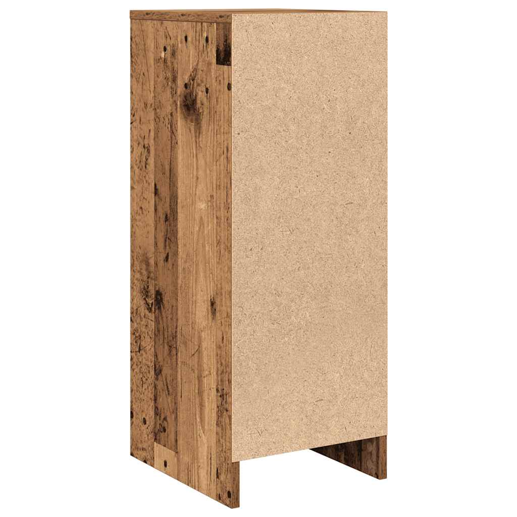 Buffet vieux bois 29,5x34x76 cm bois d'ingénierie - XIOS