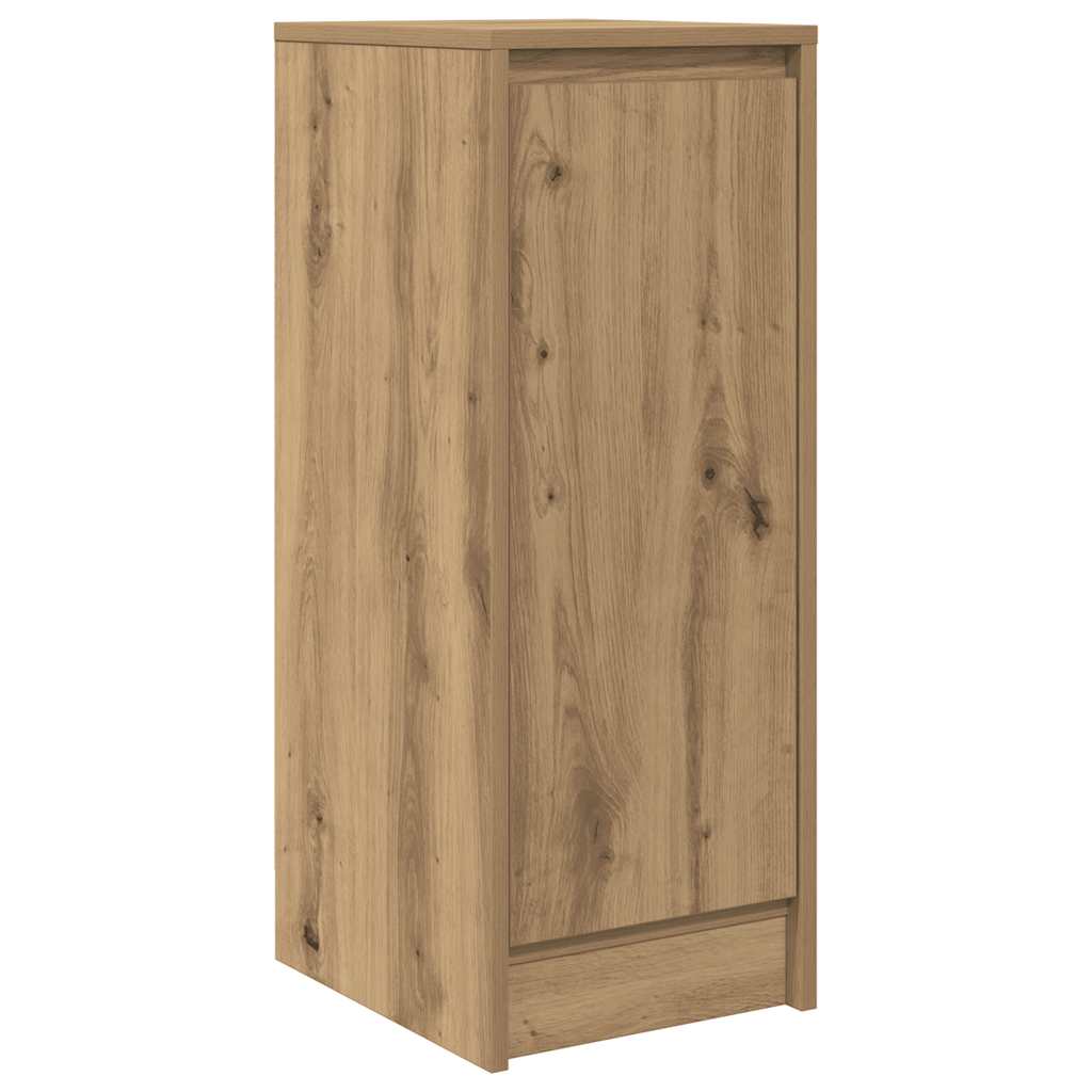 Buffet chêne artisanal 29,5x34x76 cm bois d'ingénierie - XIOS