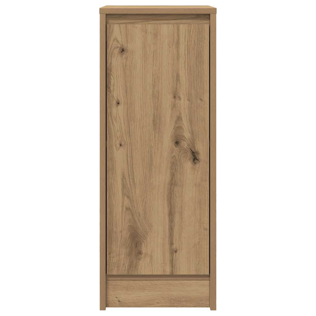 Buffet chêne artisanal 29,5x34x76 cm bois d'ingénierie - XIOS