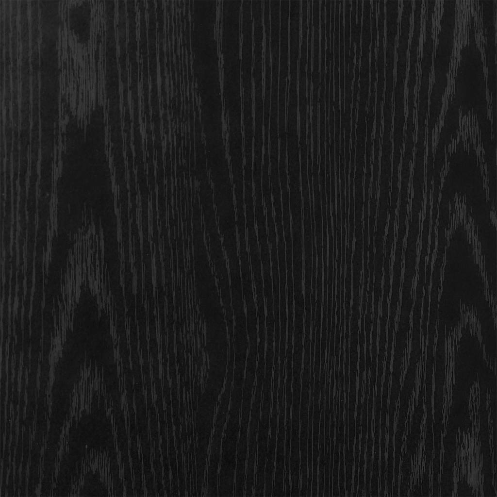 Buffet chêne noir 57x34x76 cm bois d'ingénierie