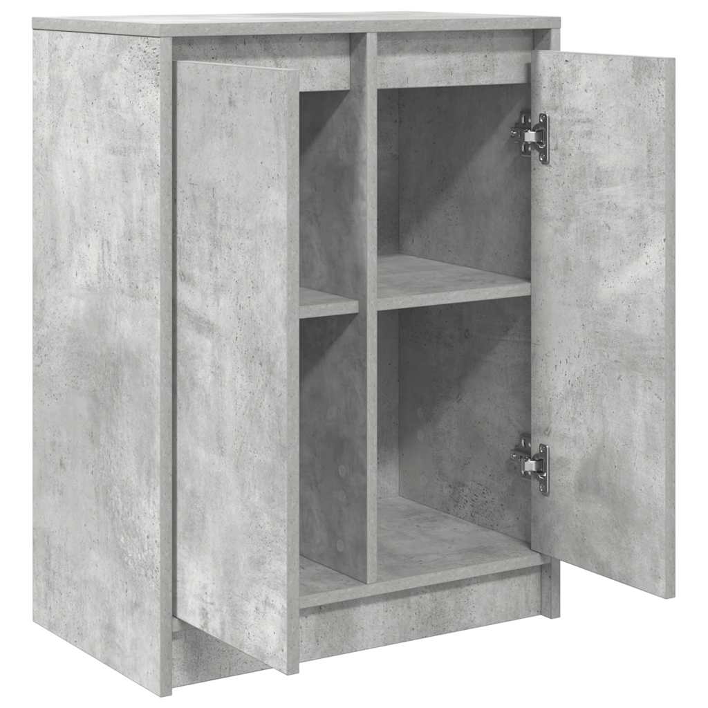 Buffet gris béton 57x34x76 cm bois d'ingénierie - XIOS