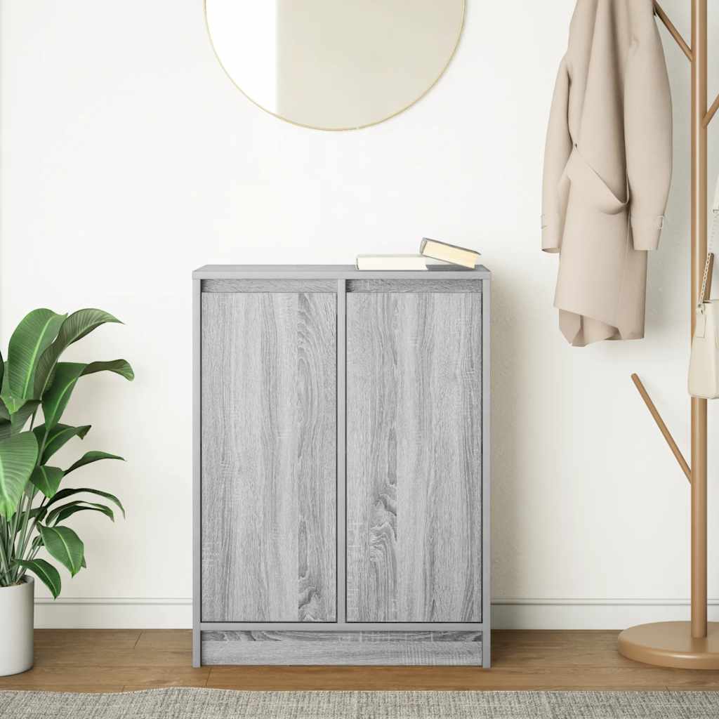 Buffet sonoma gris 57x34x76 cm bois d'ingénierie - XIOS