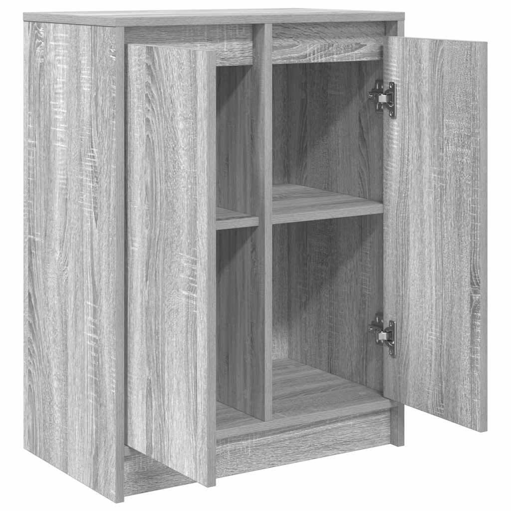 Buffet sonoma gris 57x34x76 cm bois d'ingénierie - XIOS