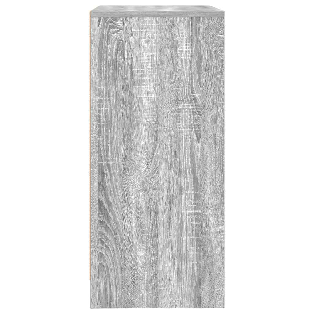 Buffet sonoma gris 57x34x76 cm bois d'ingénierie - XIOS