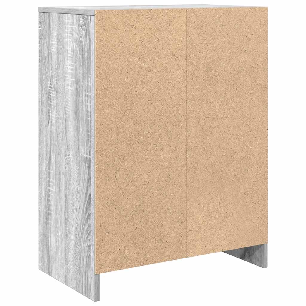 Buffet sonoma gris 57x34x76 cm bois d'ingénierie - XIOS